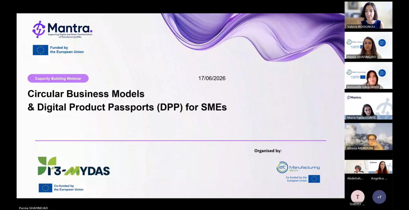 R3-MYDAS Webinar Participation